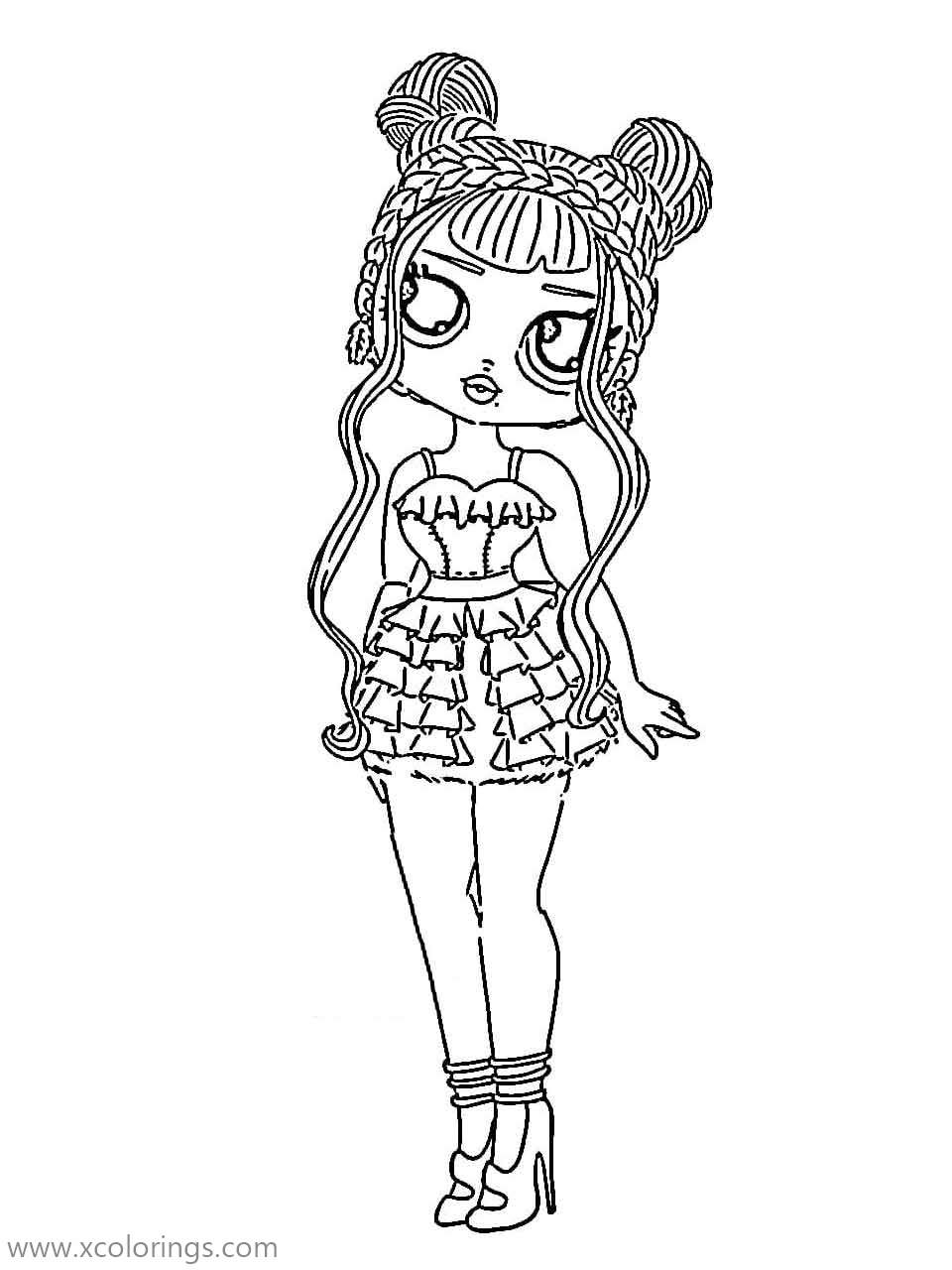 OMG Doll Coloring Pages From LOL Surprise Dolls XColorings