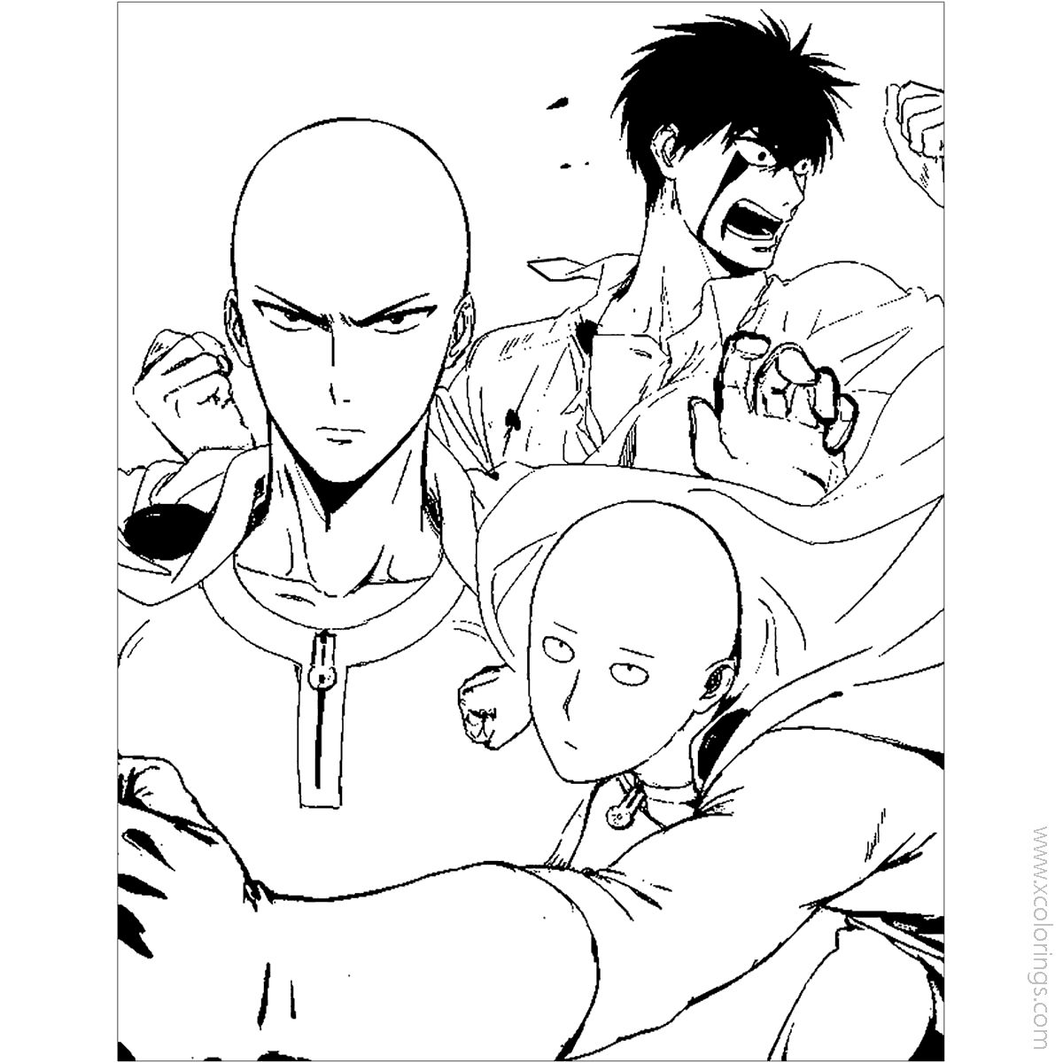 One Punch Man Coloring Pages Hammerhead XColorings One Punch Man Coloring Pages Hammerhead XColorings