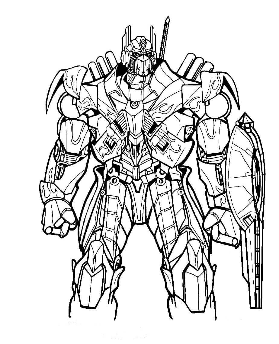 easy optimus prime coloring page easy optimus prime coloring page
