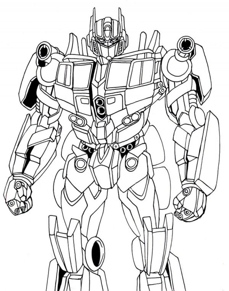 Optimus Prime Coloring Page At GetDrawings Free Download