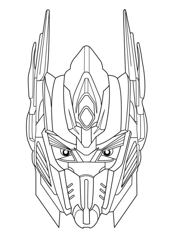 Optimus Prime Coloring Pages PDf To Print Coloringfolder