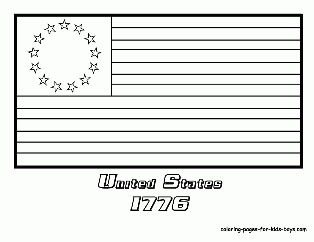 Original American Flag Coloring Page Coloring Home Original American Flag Coloring Page Coloring Home