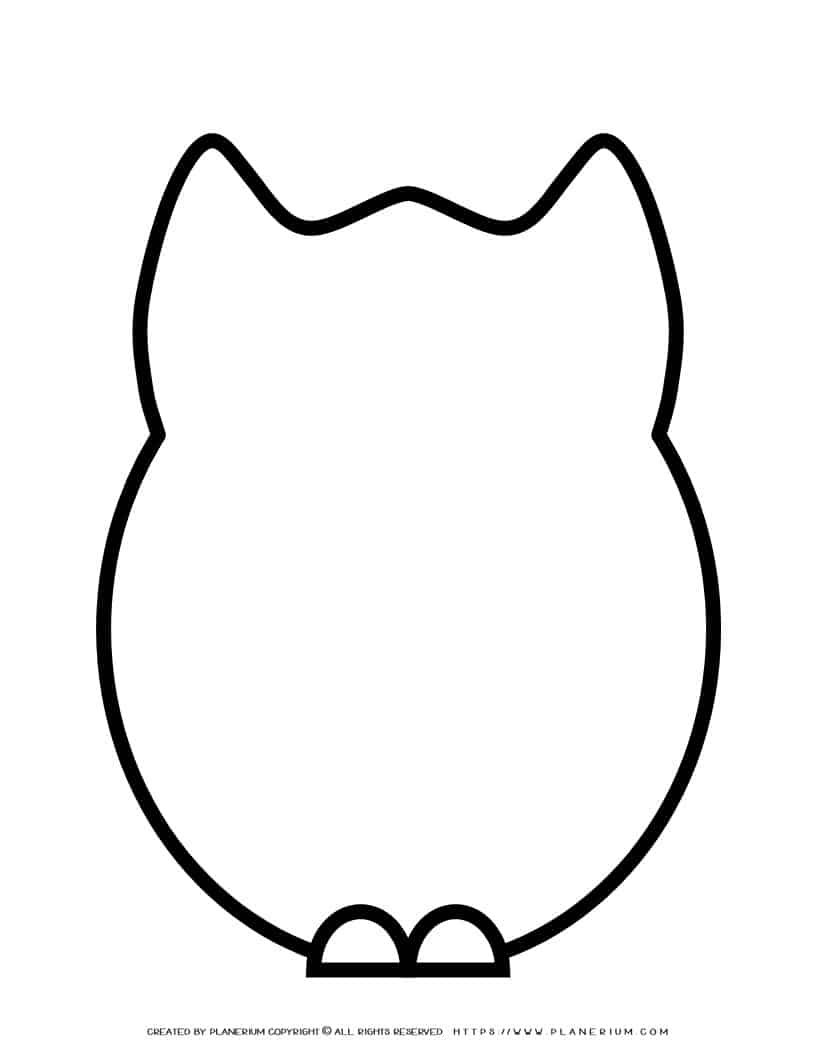 Owl Template Planerium Printable Templates Online By Paul Printable