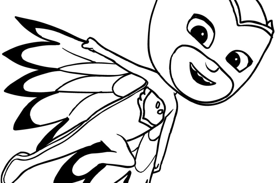 Owlette Pj Mask Coloring Page Free Printable Coloring Pages