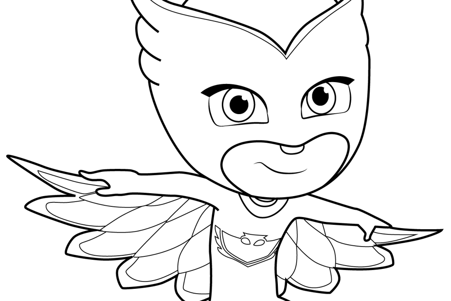 Owlette PJ Masks Coloring Page For Kids Free PJ Masks Printable