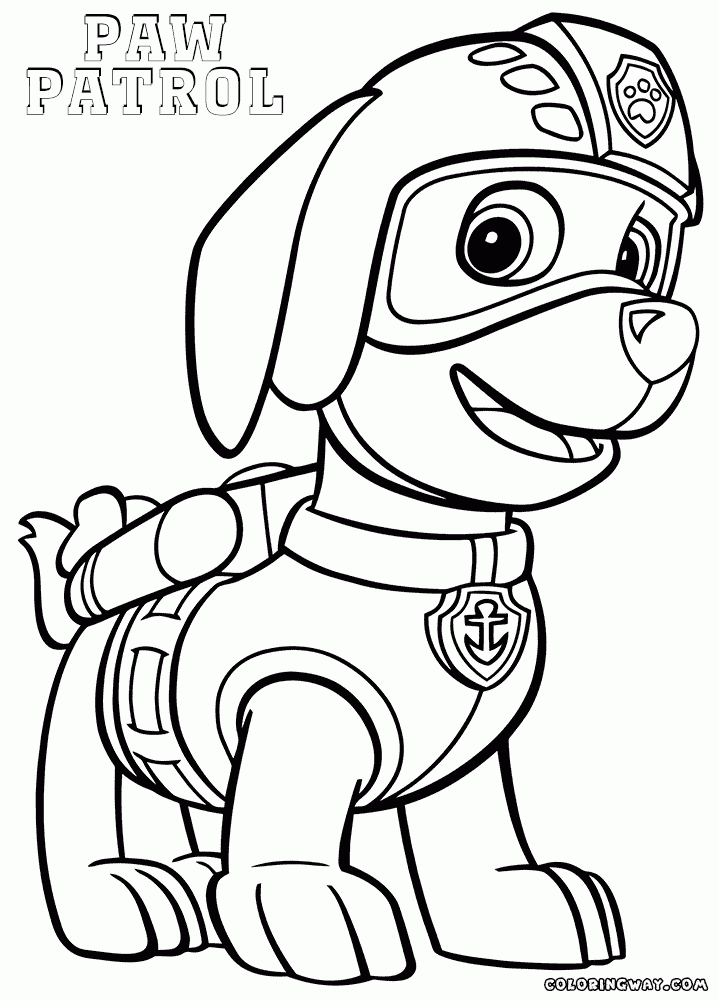 Paw Patrol Coloring Page Coloring Home Paw Patrol Coloring Page Coloring Home