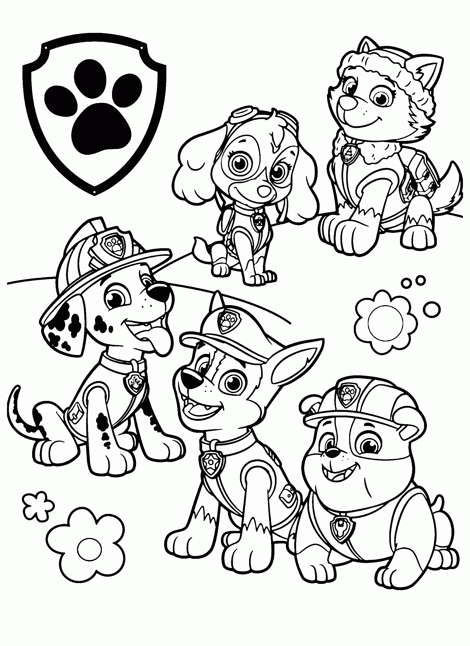 Paw Patrol Coloring Page Printable Printable Calendar Paw Patrol Coloring Page Printable Printable Calendar