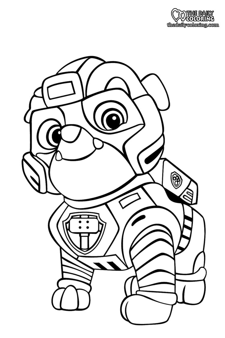 Paw Patrol Coloring Pages The Daily Coloring