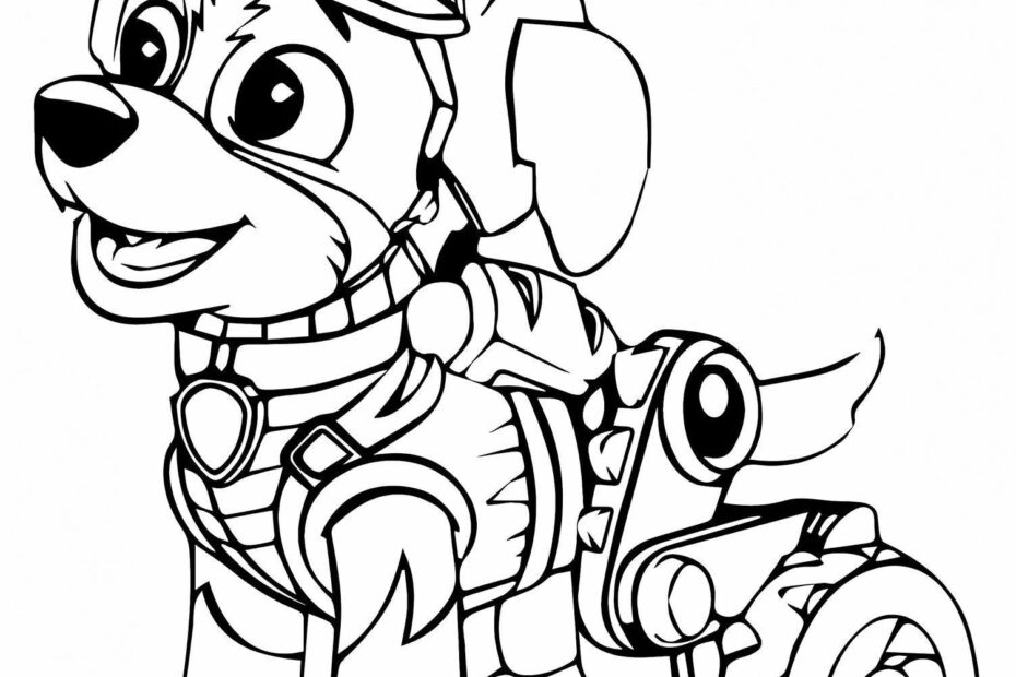 Paw Patrol Printable Coloring Page