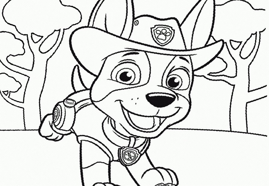 Paw Patrol Printable Coloring Sheets Tracker COLORING PAGES