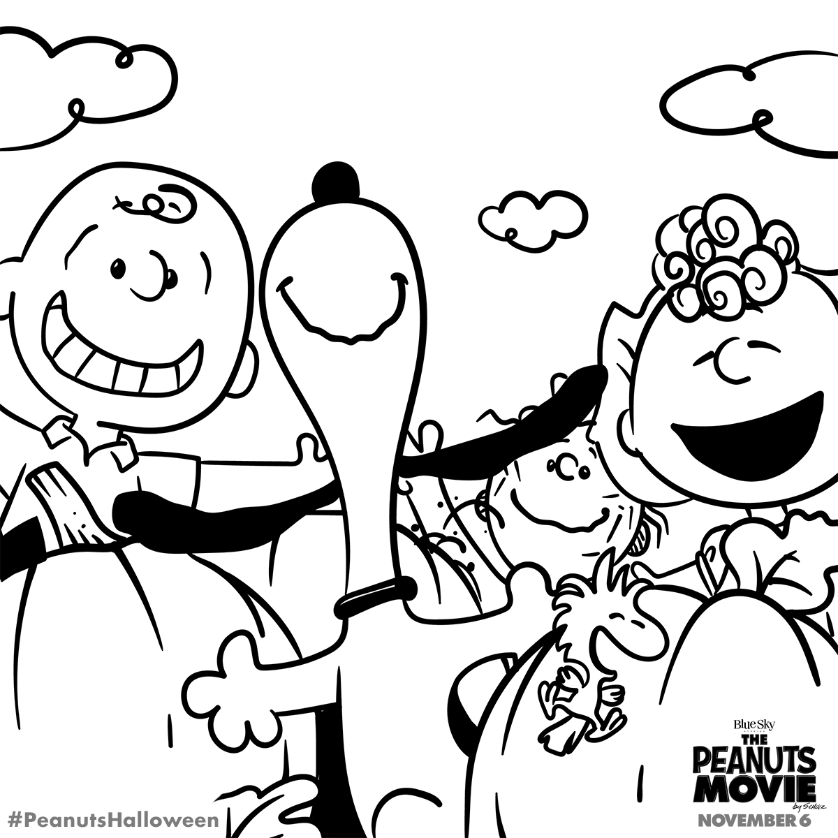 Peanuts Characters Coloring Pages At GetColorings Free Printable 