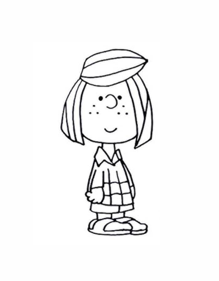 free printable peanuts coloring pages