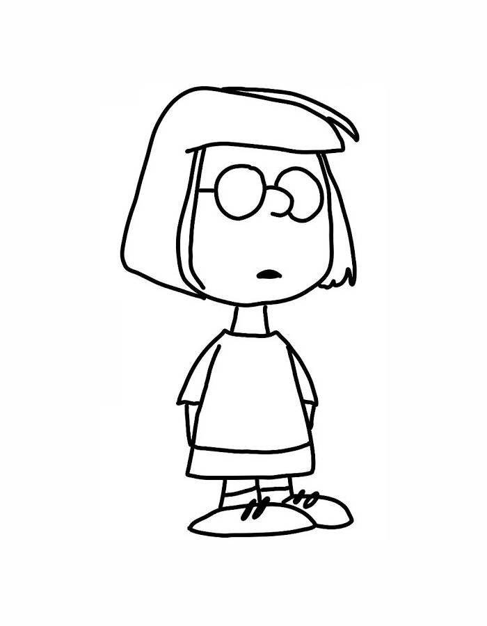 Peanuts Coloring Pages Free Printable PDF 