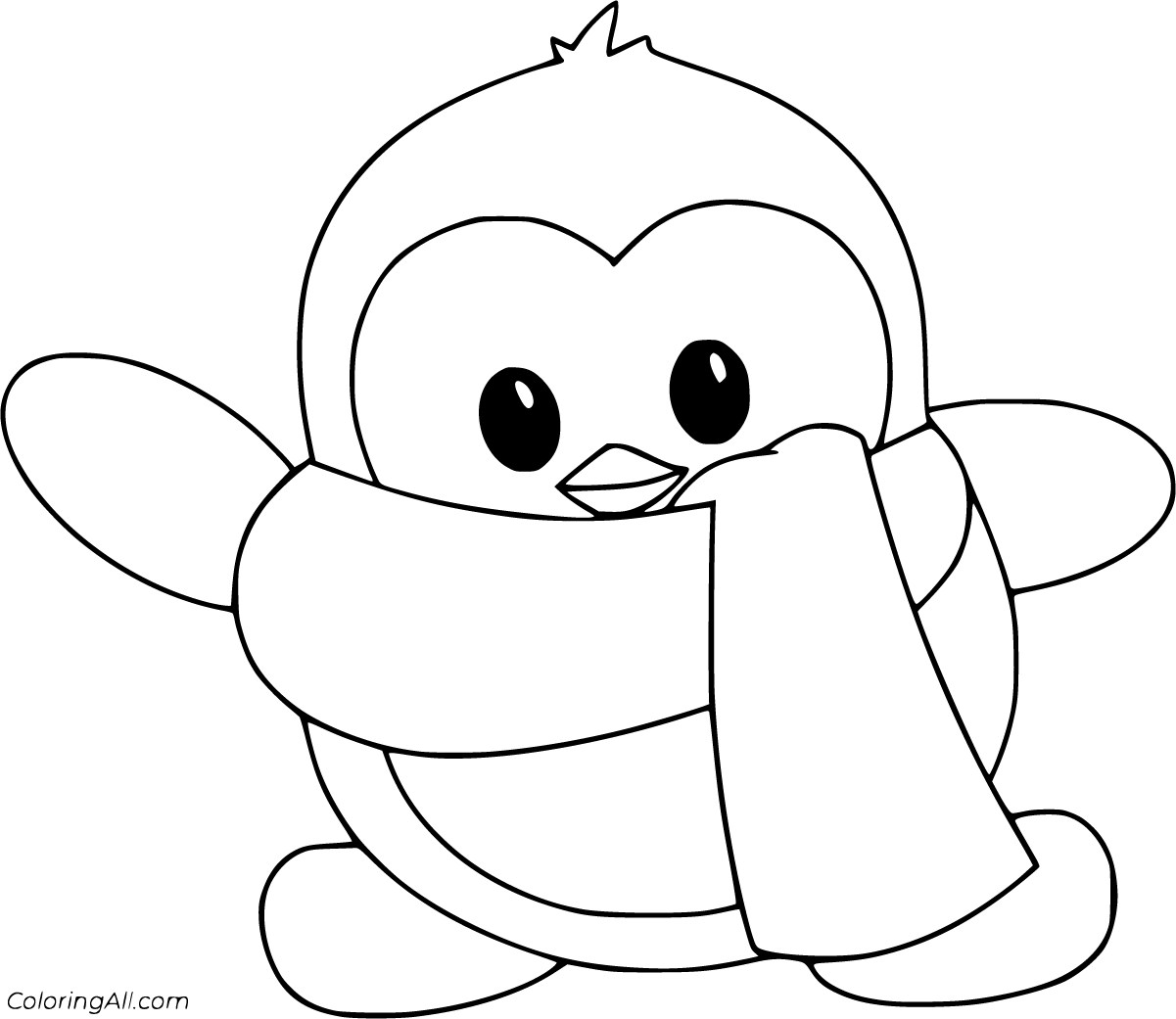 Penguin Coloring Pages 34 Free Printables ColoringAll