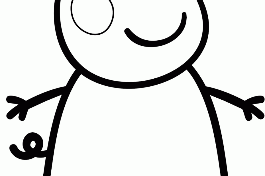 Peppa Pig Coloring Pages Free Printable Coloring Home