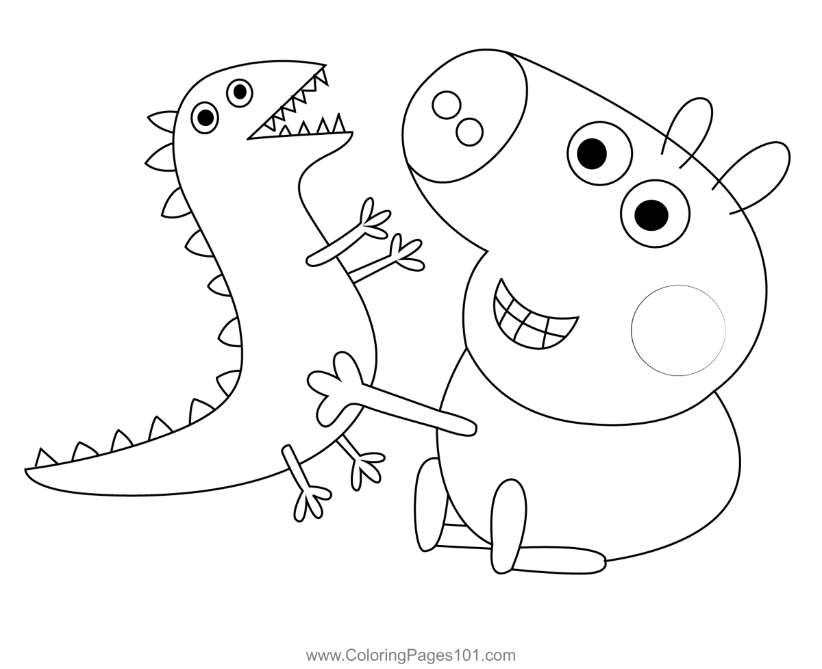 peppa pig printable coloring sheets