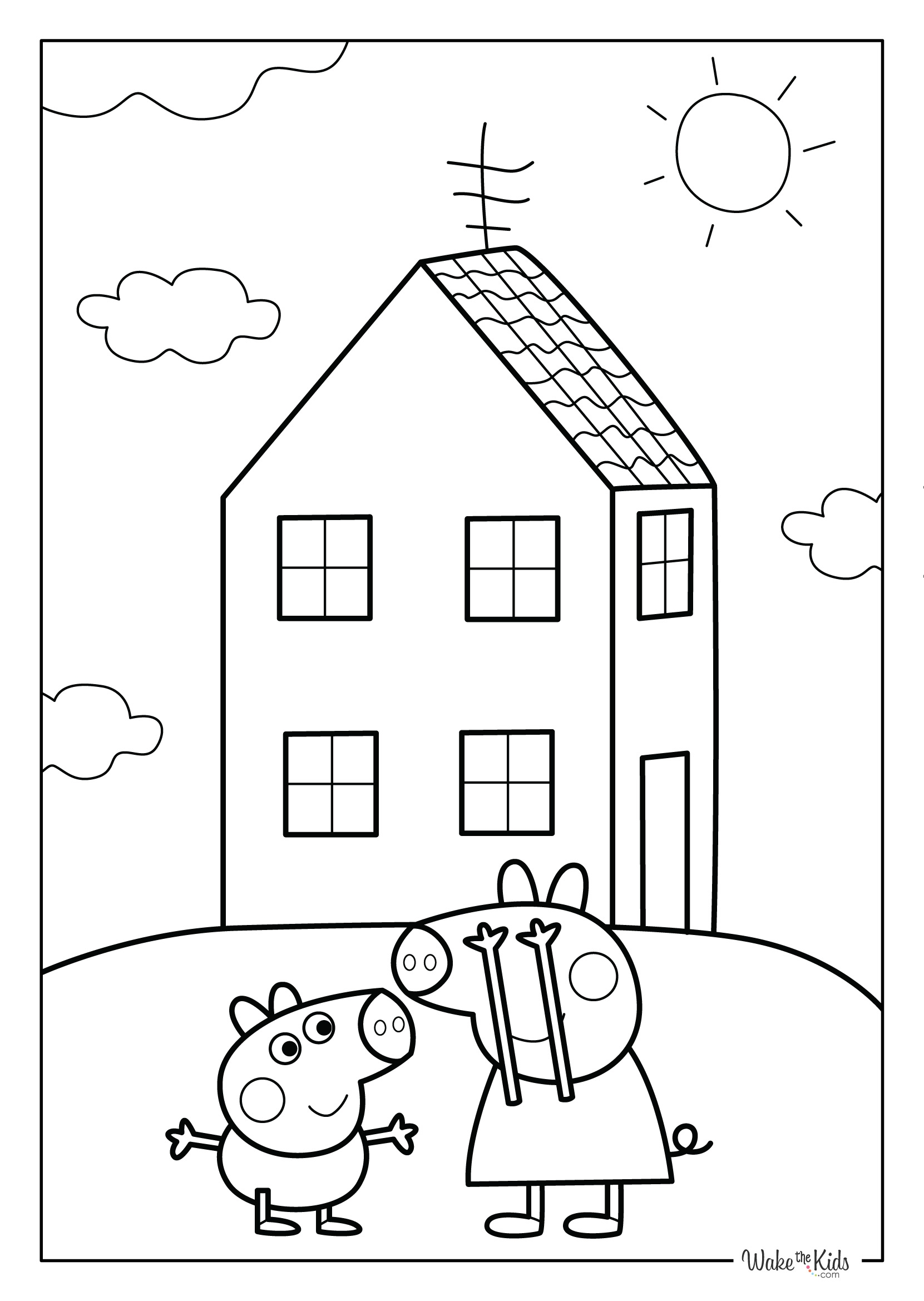 Peppa Pig Pictures To Colour Infoupdate