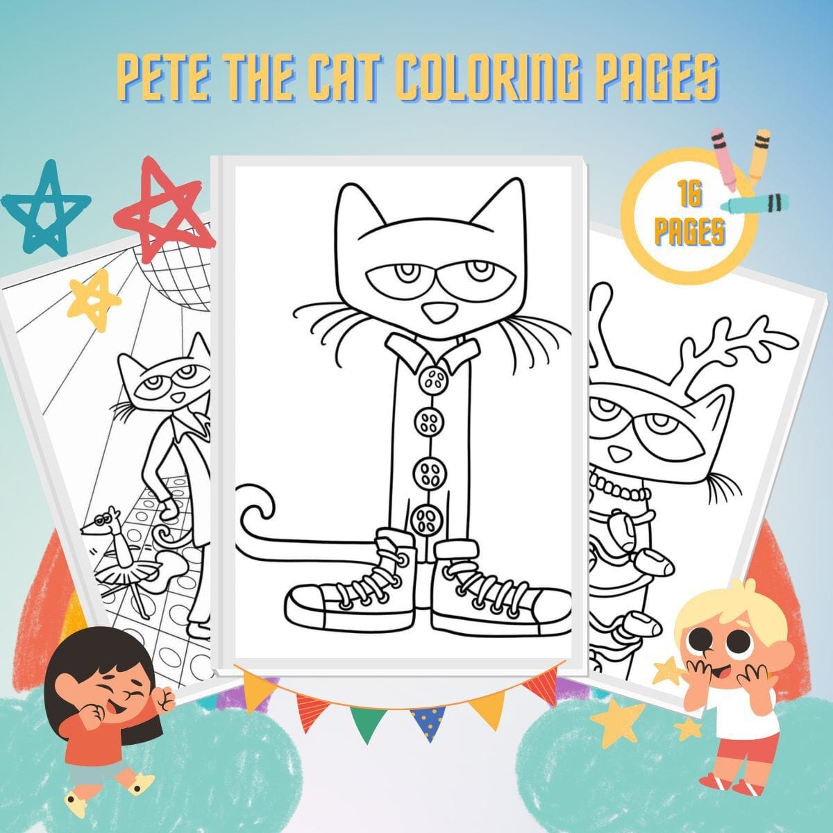 cat coloring pages pdf