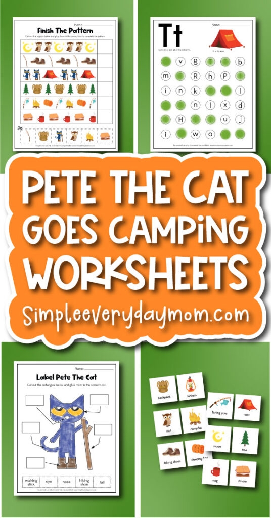 pete the cat worksheets pdf