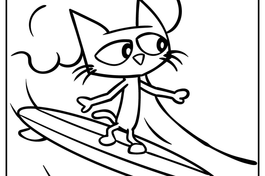 Pete The Cat Printable Coloring Sheets Free Coloring Sheet Printables