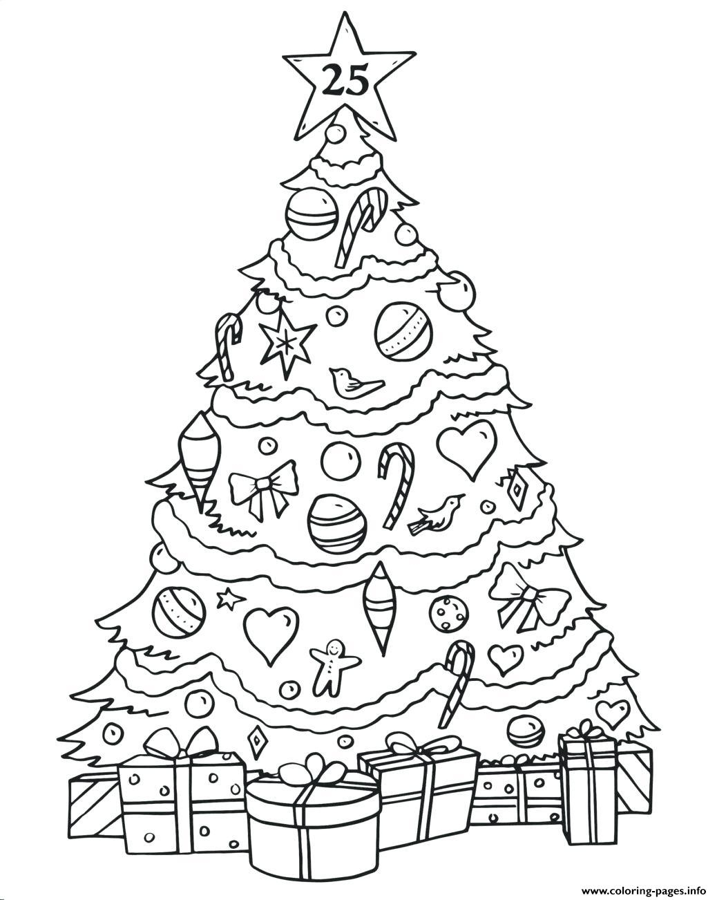 Phenomenal Christmas Tree Gifts Coloring Page Printable Phenomenal Christmas Tree Gifts Coloring Page Printable