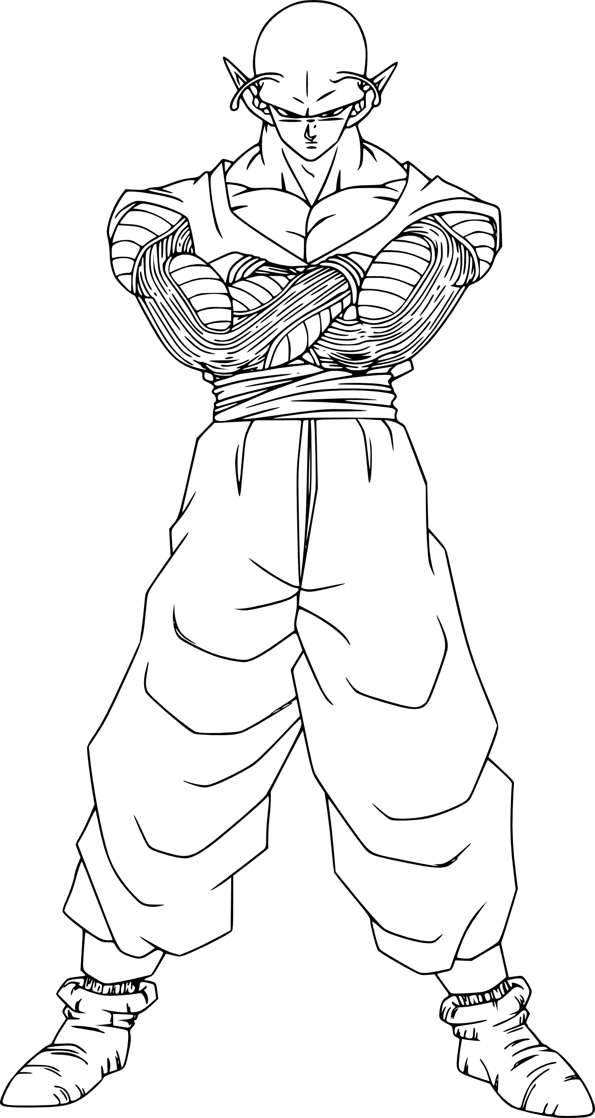 Piccolo Coloring Pages DBZ Piccolo Coloring Pages DBZ