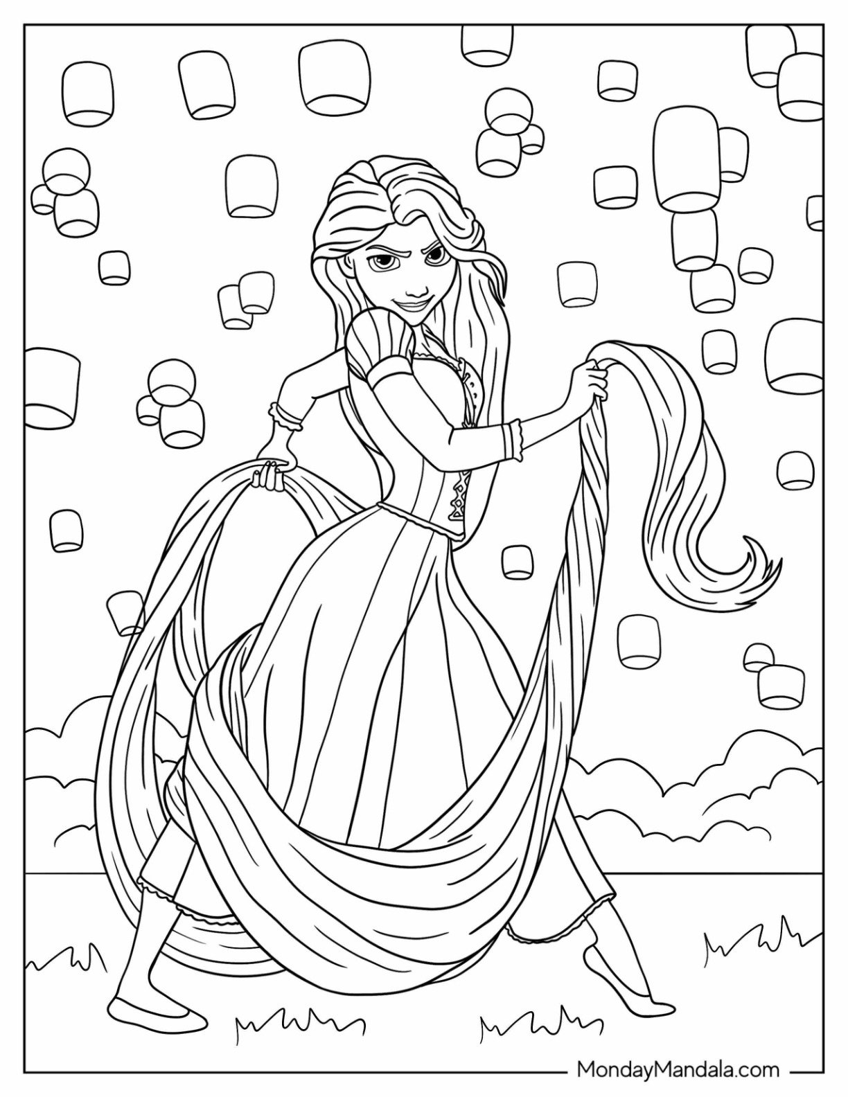 Pictures Of Disney Princesses To Color Printable Free Infoupdate