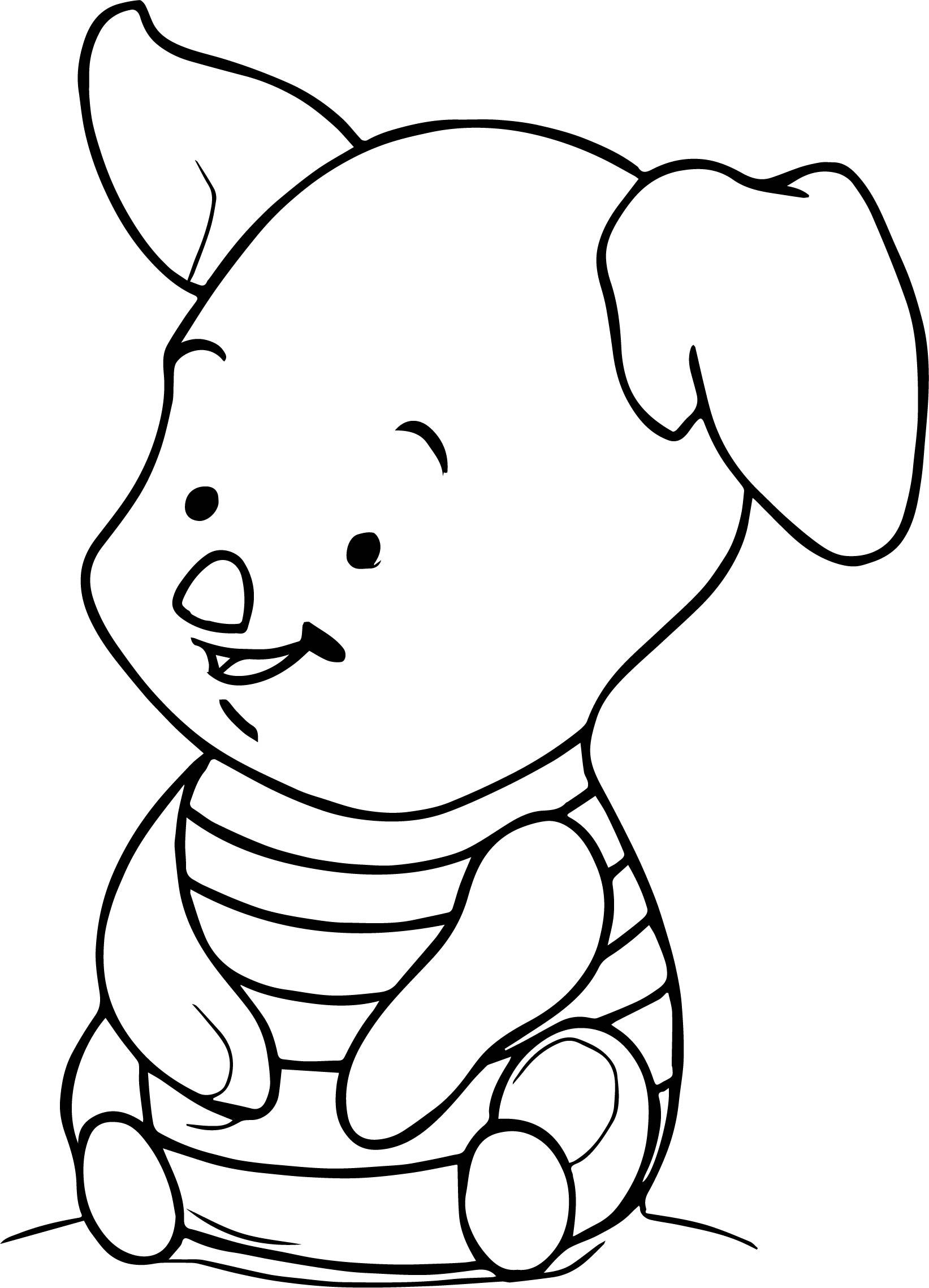 Piggy Printable Coloring Pages Printable Templates