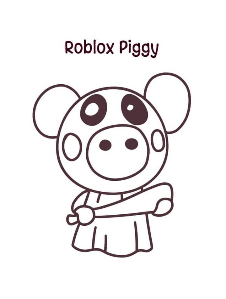 Piggy Roblox 4 Coloring Page Free Printable Coloring Pages For Kids