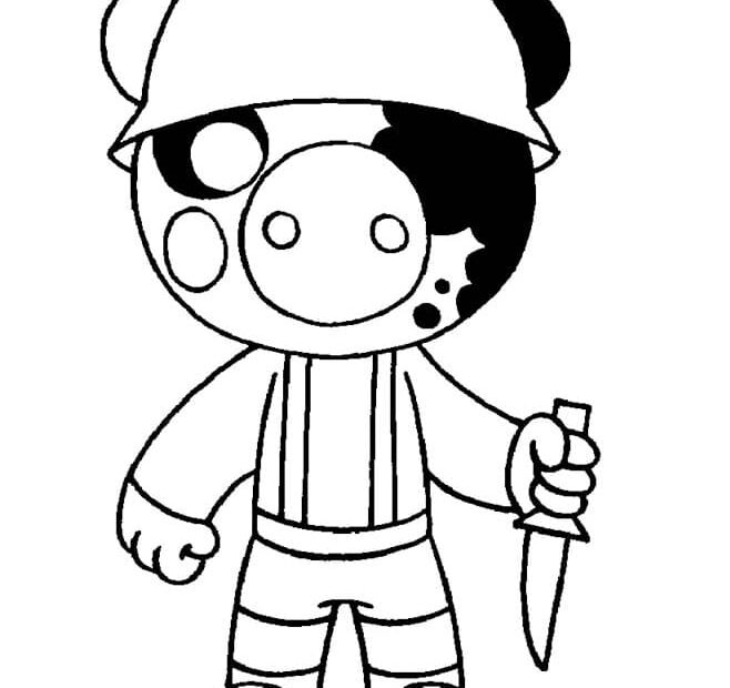 Piggy Roblox Coloring Page Free Printable Coloring Pages For Kids