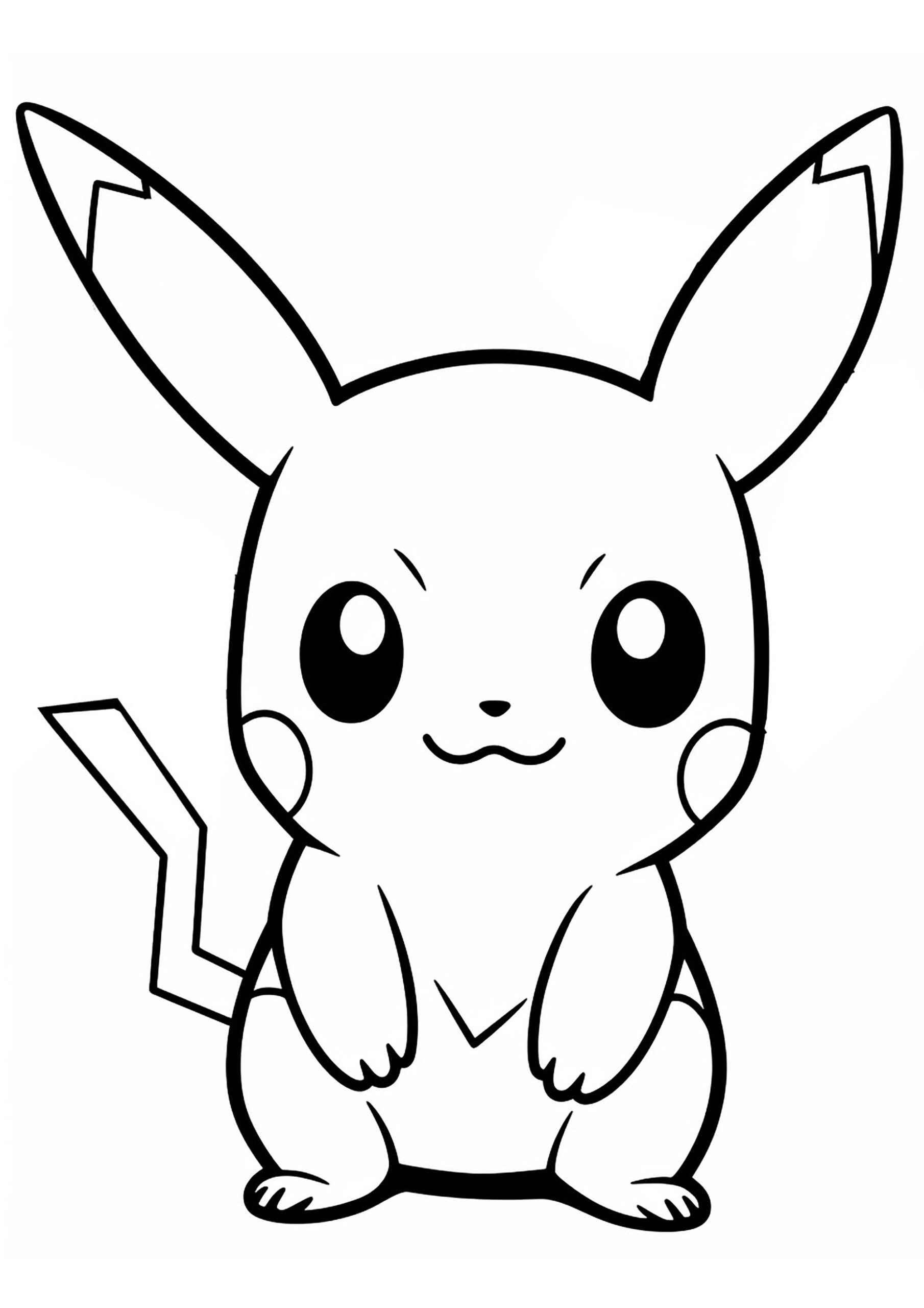 Pikachu images to color Pikachu images to color