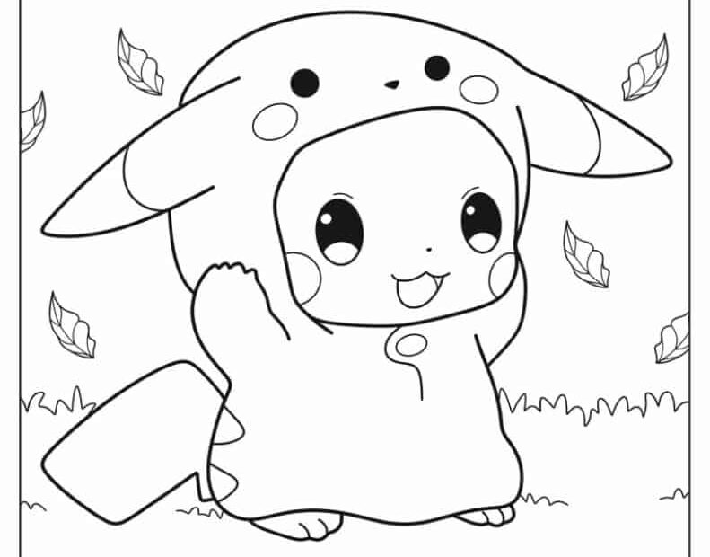 Pikachu Pictures To Print And Color Free Infoupdate