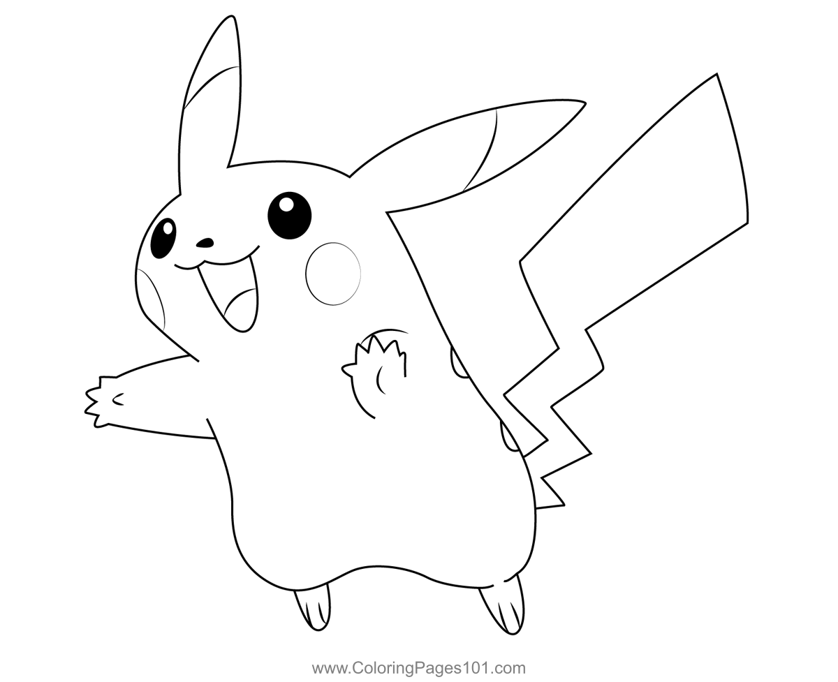 Pikachu printable coloring pages pdf Pikachu printable coloring pages pdf