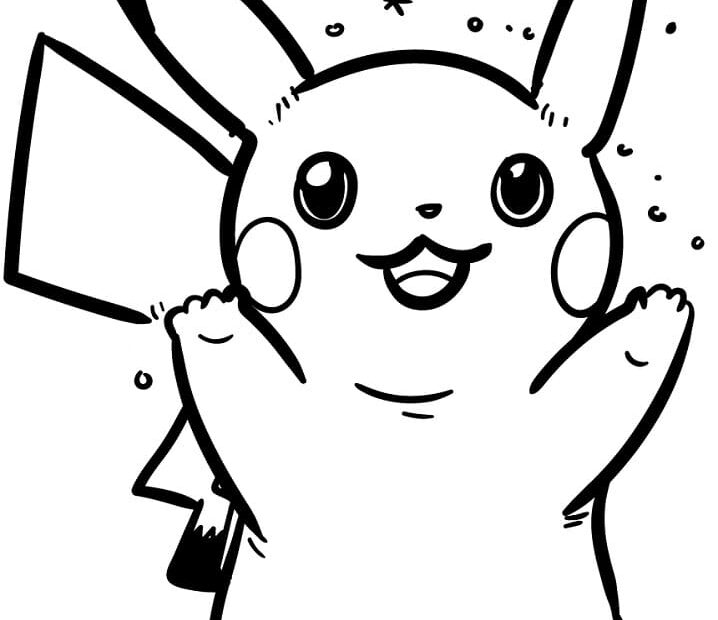 Pikachu Printable Coloring Page Free Printable Coloring Pages For Kids