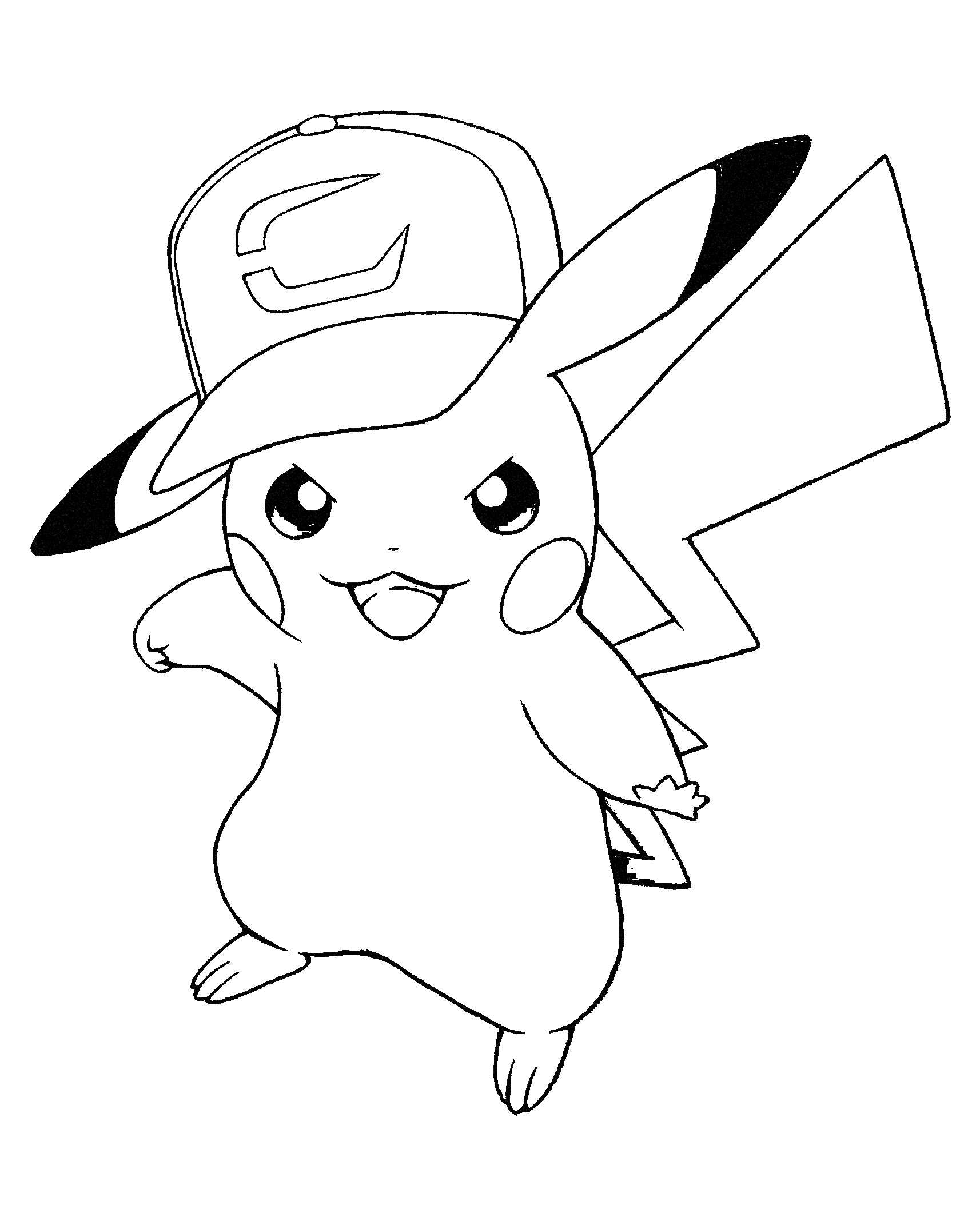 Pikachu Printable Coloring Pages Pikachu Printable Coloring Pages