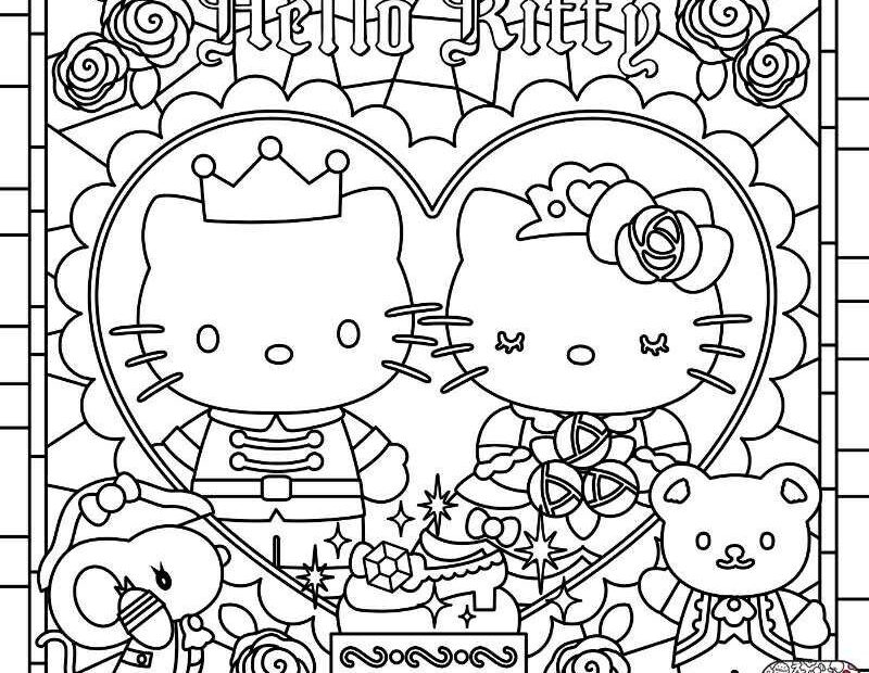 Pin By Carly Rondeau On Coloring Pgs Hello Kitty Colouring