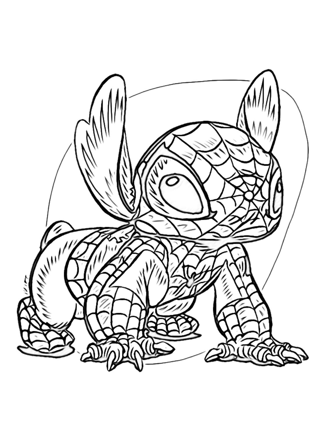 Pin By Daytona Agerton On Stitch Stitch Coloring Pages Angel 