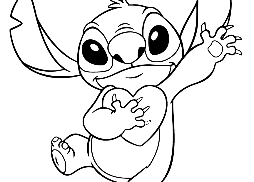 Pin By Sarah Day On Jess Stitch Coloring Pages Stitch Drawing