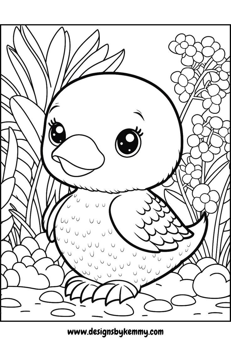 free animal coloring page