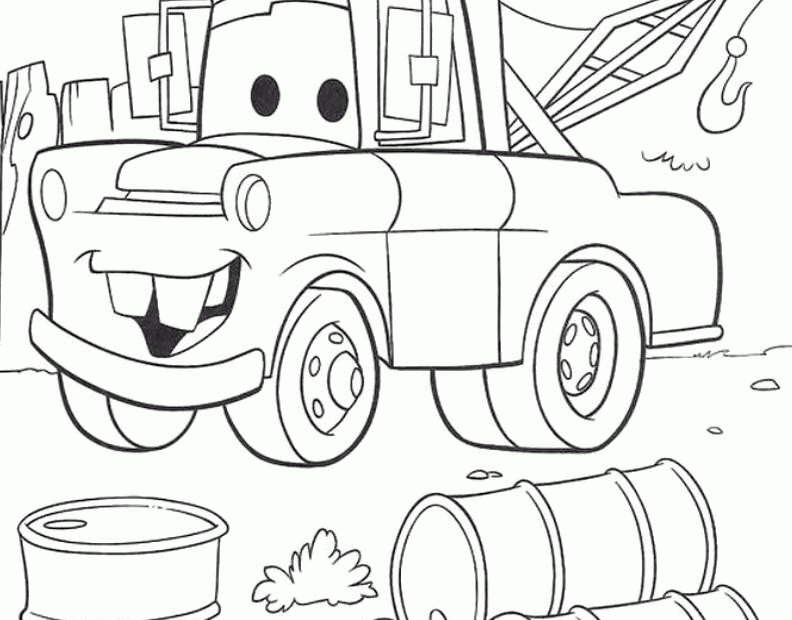 Pixar Cars Color Pages Coloring Home
