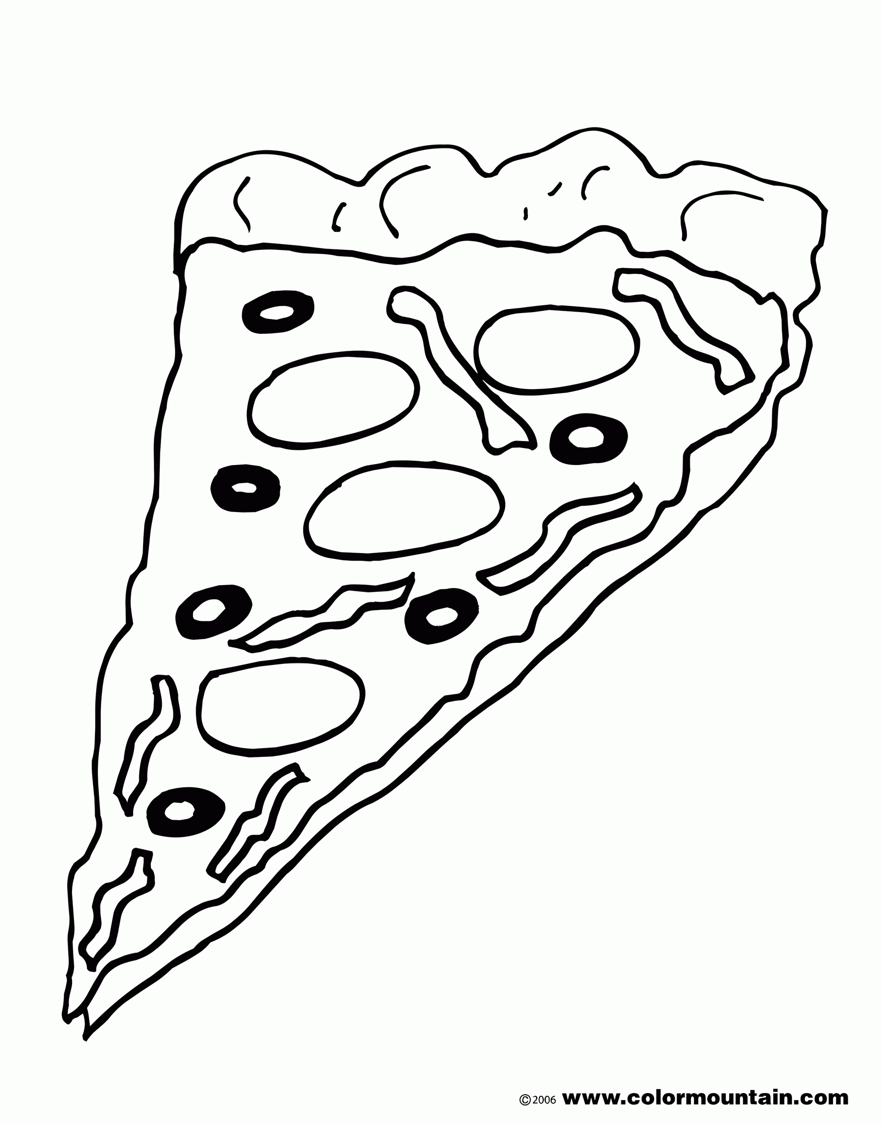 Pizza Coloring Pages Coloring Home Pizza Coloring Pages Coloring Home