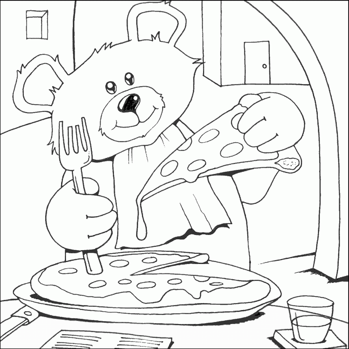 Pizza Coloring Pages Coloring Home Pizza Coloring Pages Coloring Home