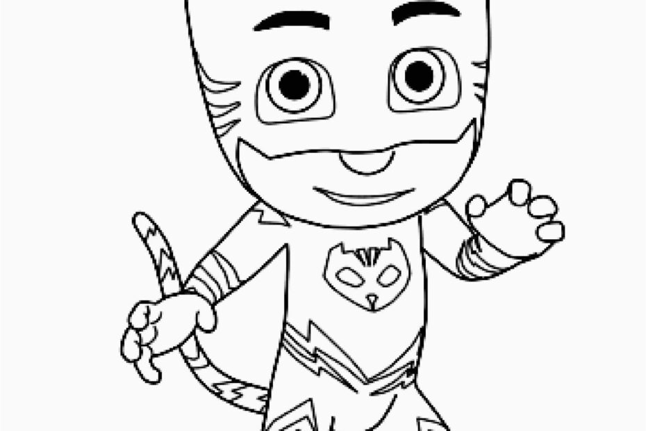 Pj Mask Coloring Pages Free Printable Divyajanani