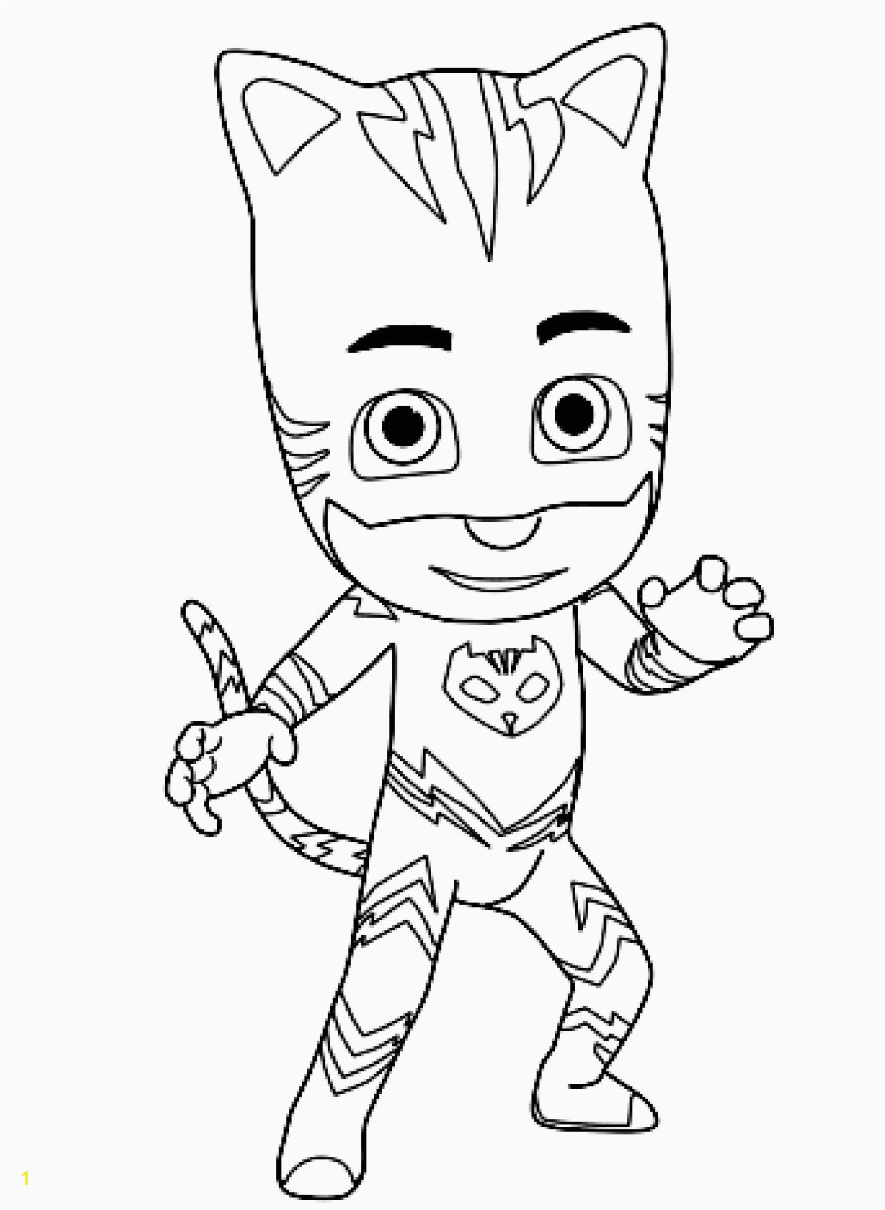 Pj Mask Coloring Pages Free Printable Divyajanani