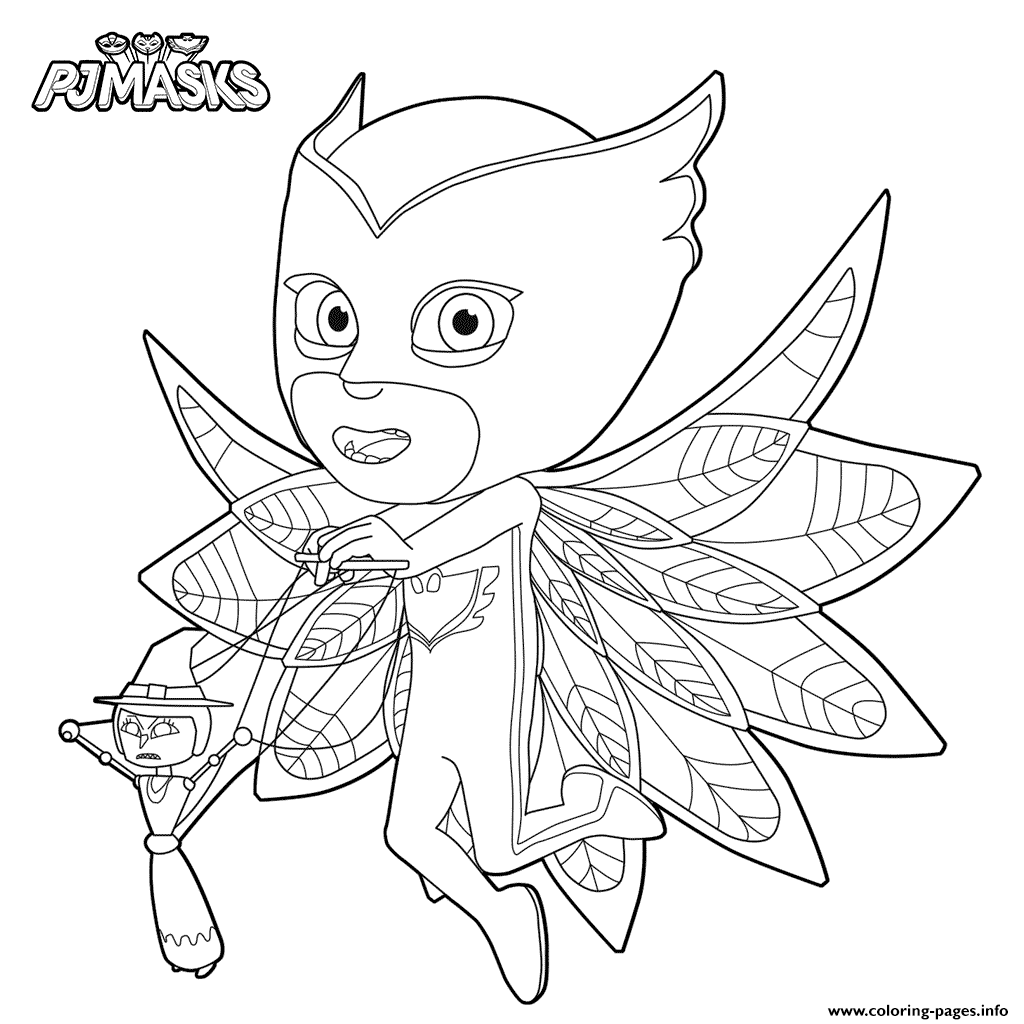 PJ Masks Kids Coloring Coloring Page Printable