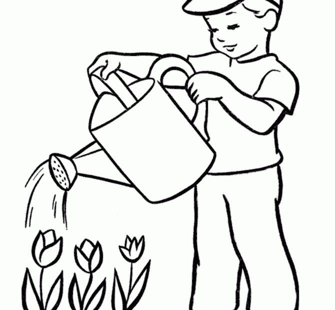 Plant Coloring Pages Coloring Home