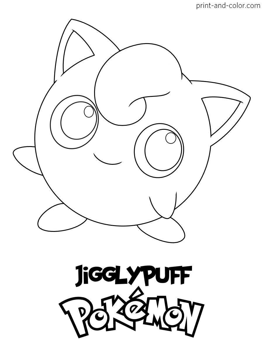 Pokemon Color Pages Printable