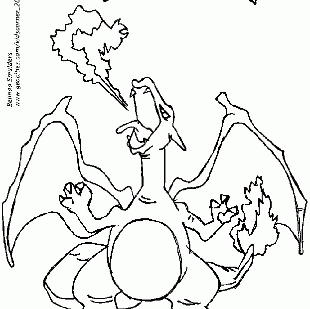 Pokemon Coloring Page Charizard Coloring Home