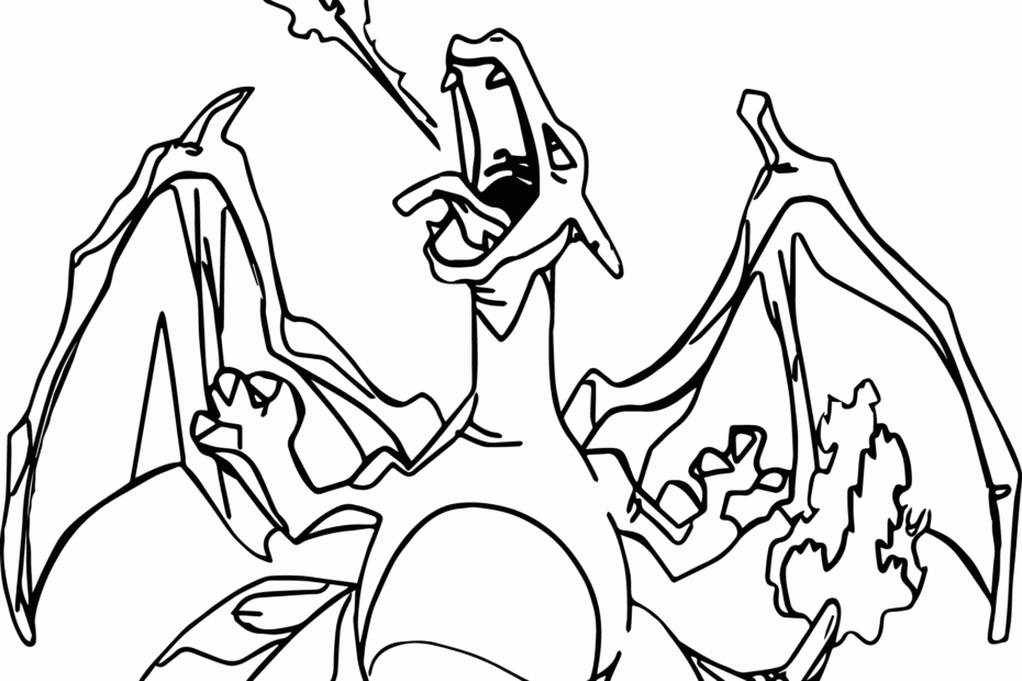 Pokemon Coloring Page Charizard Coloring Home