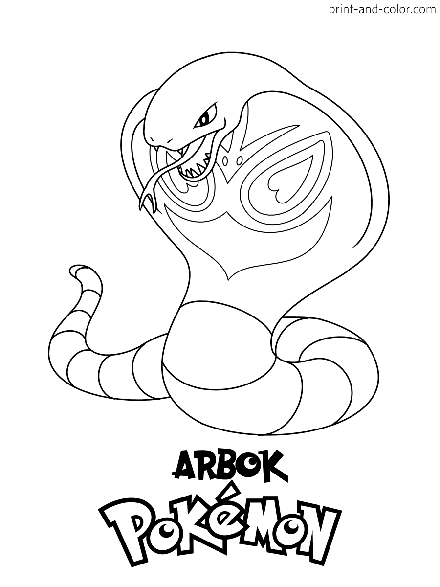 pokemon coloring pages to print